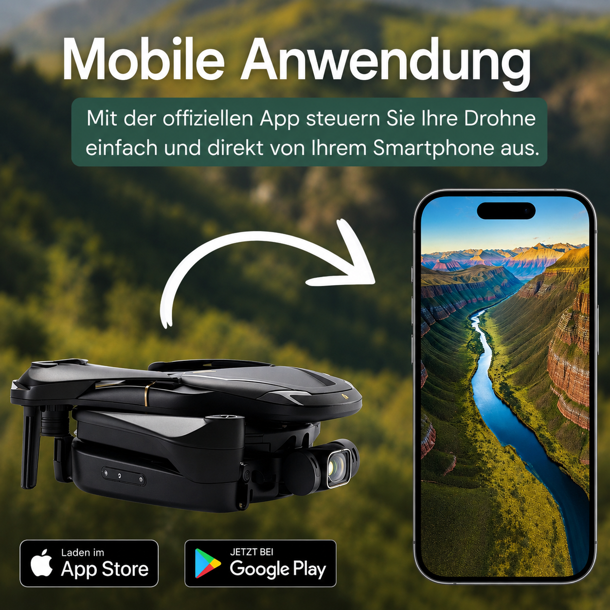 4K Video-Drohne – Hochauflösung
