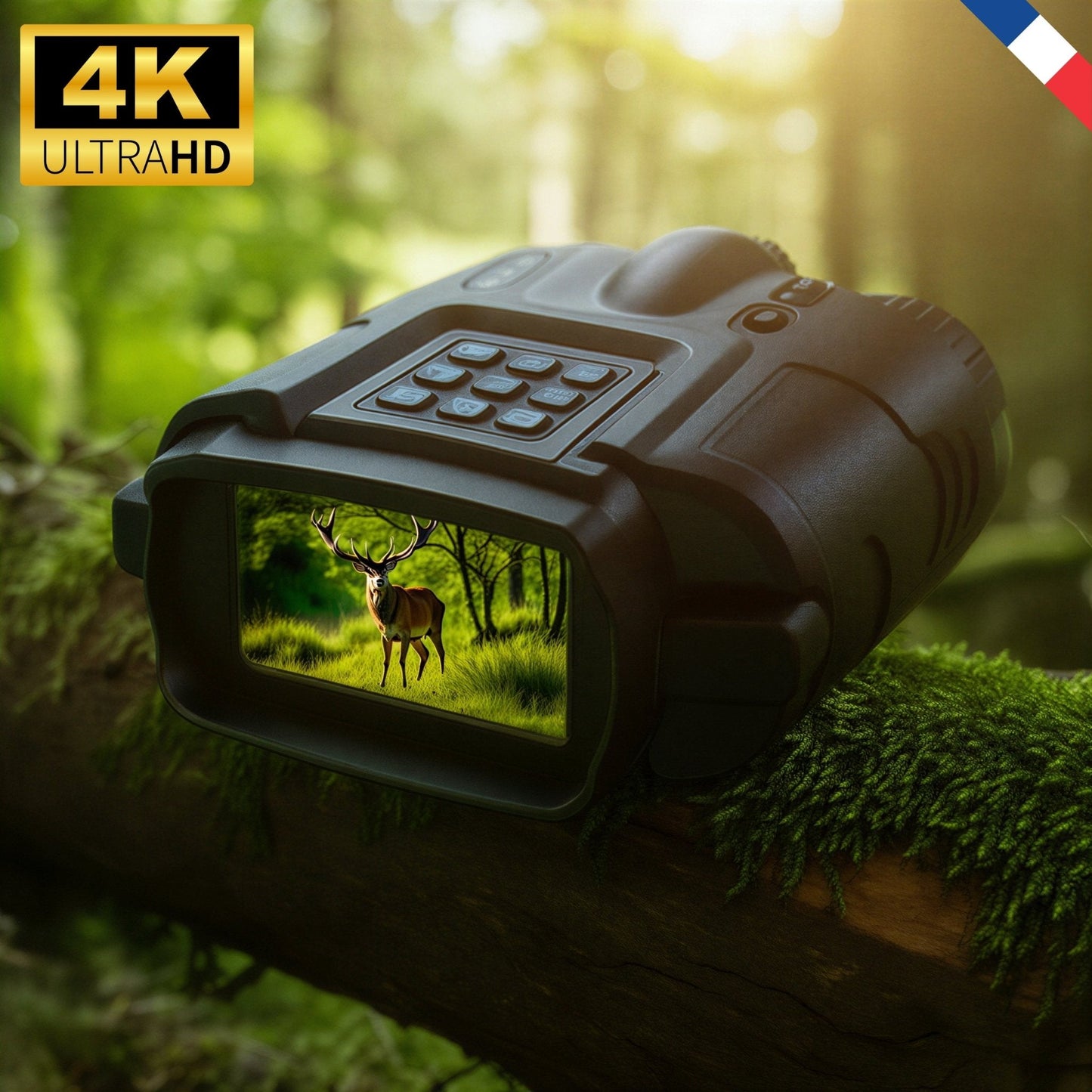 4K Nachtsicht-Fernglas – lange Akkulaufzeit (8h)