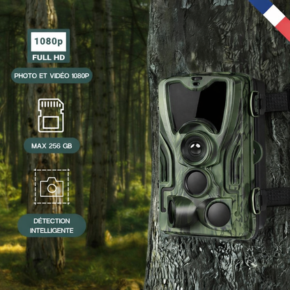 Full-HD Wildkamera mit Bildschirm – sofortige Bildanzeige