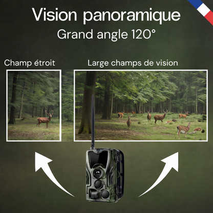 4K Wildkamera mit Bildschirm und 4G+ – ultrascharfe Bilder & Fernsteuerung
