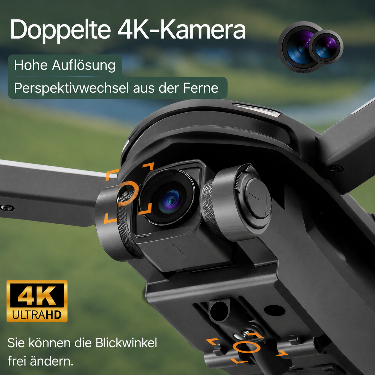 4K Video-Drohne – Hochauflösung