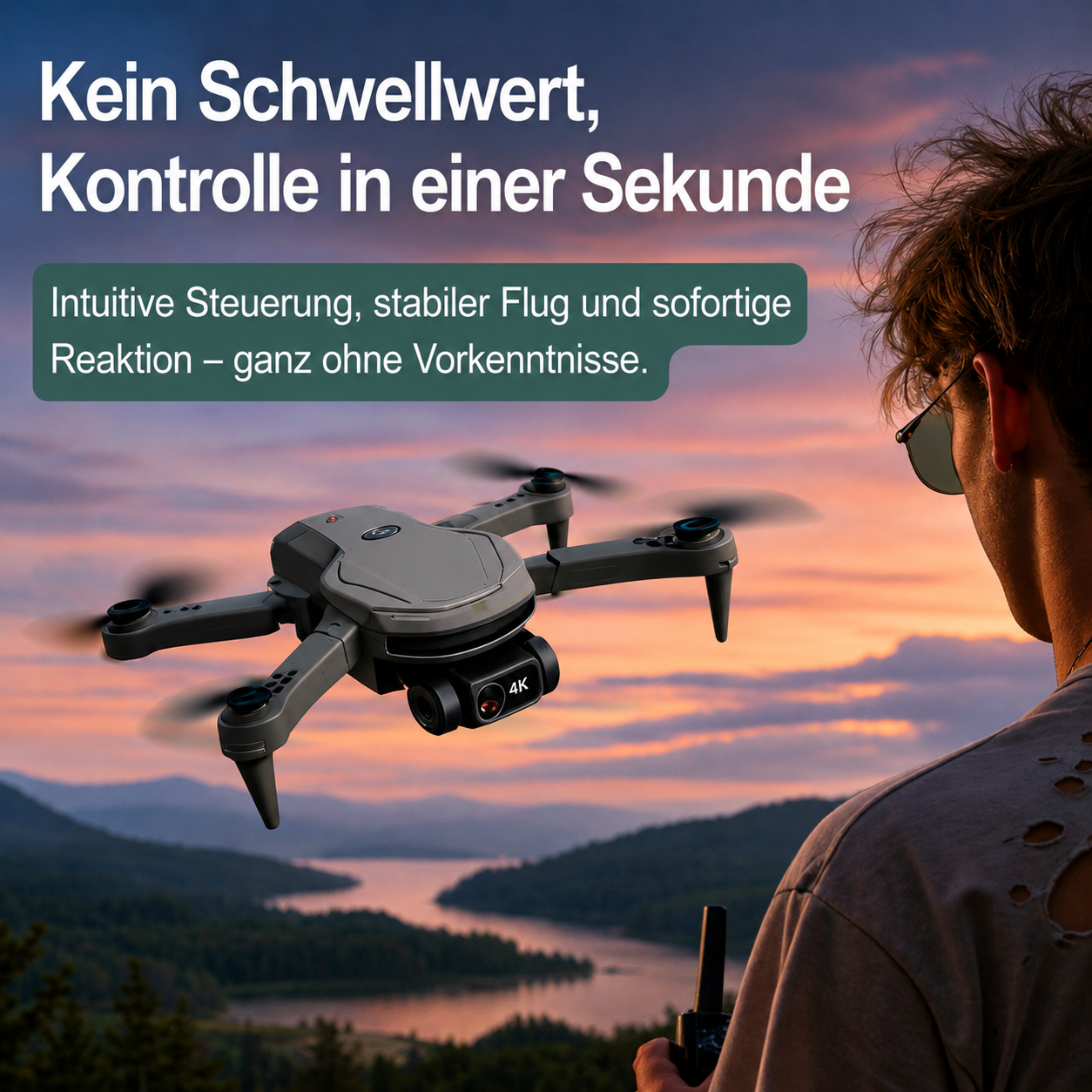 4K Video-Drohne – Hochauflösung