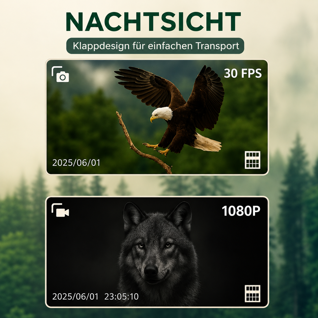 HD Nachtsicht-Monokular – diskrete und präzise Beobachtung