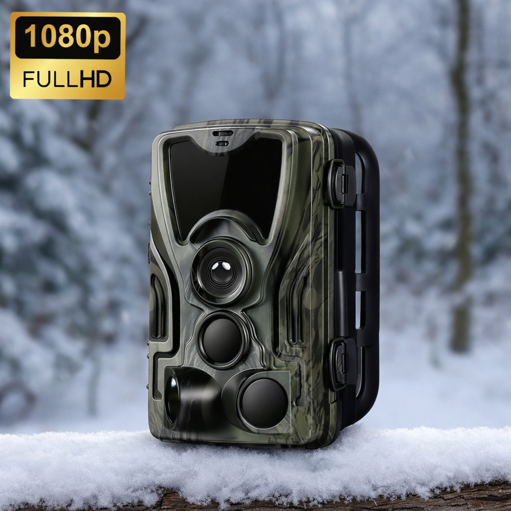 Full-HD Wildkamera mit Bildschirm – sofortige Bildanzeige